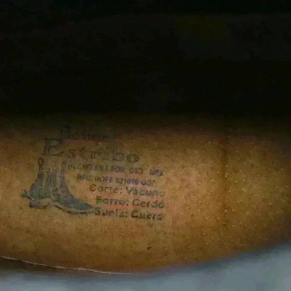 El Estribo Men’s Tan Leather Ankle Boots Size US 8.5 - Picture 8 of 11